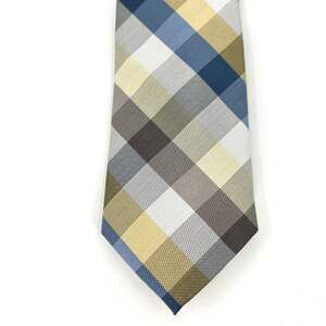 Calvin Klein men’s silk plaid neck tie